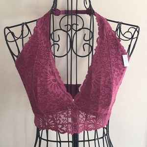 PINK Victoria Secret Lace Bralette Unlined EX